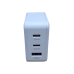 Мережевий зарядний пристрій Toocki USB А + 2 ТУРЕ С PD 65W White (TCT2C1A-WSD02) Мережевий зарядний пристрій Toocki USB А + 2 ТУРЕ С PD 65W White (TCT2C1A-WSD02)