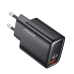 Мережевий зарядний пристрій Toocki USB А + ТУРЕ С PD 33W Black (TCT33-BLA01) Мережевий зарядний пристрій Toocki USB А + ТУРЕ С PD 33W Black (TCT33-BLA01)
